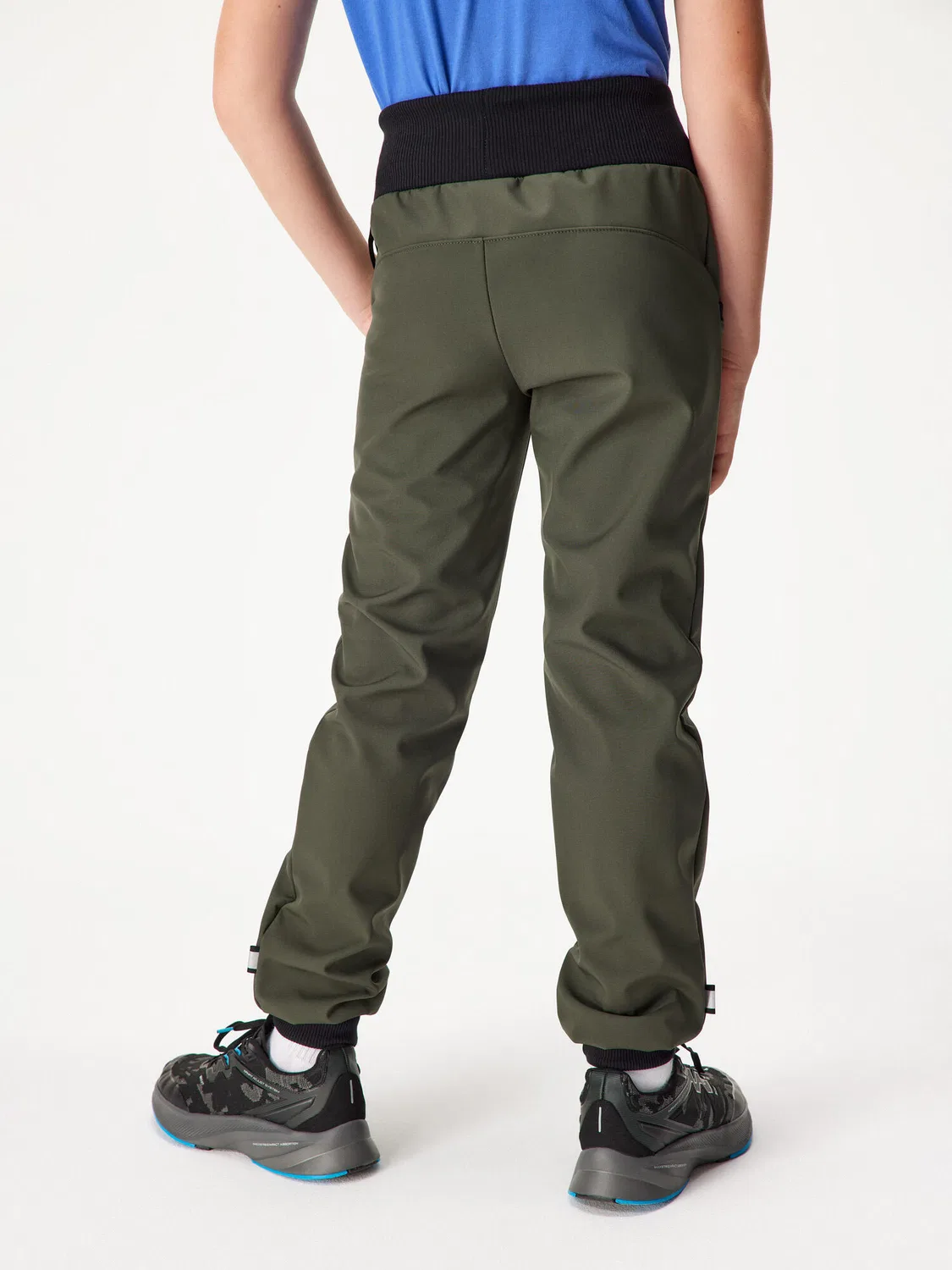Детские утепленные брюки из софтшелла с флисом Street Unuo, Khaki — фото 3