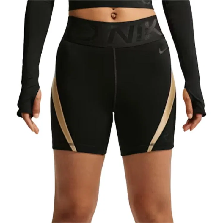 Женские шорты для фитнеса Nike, Black Linen