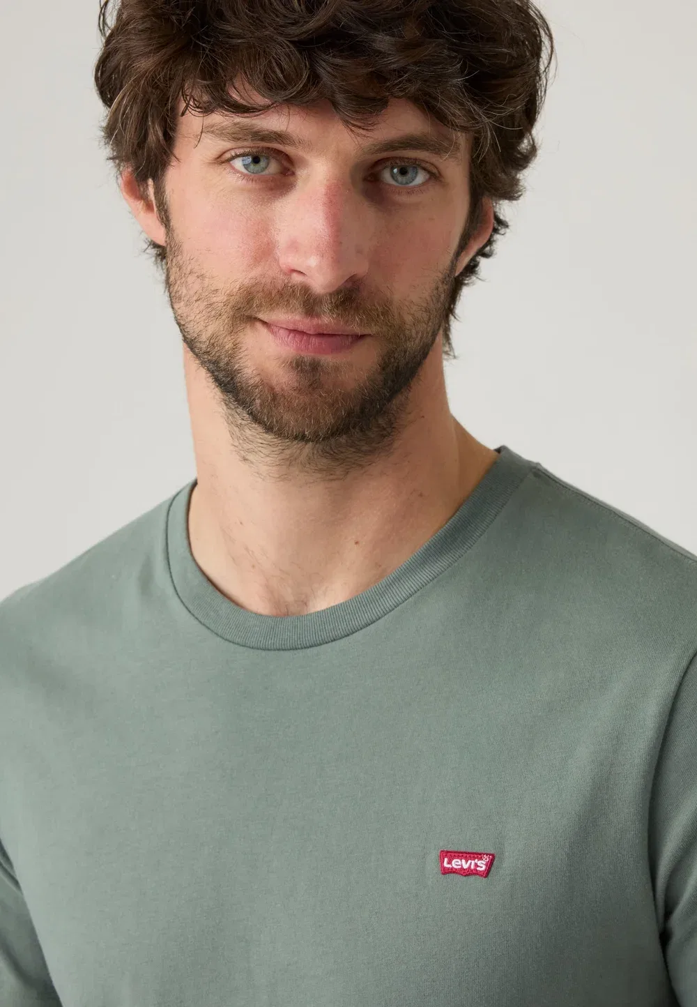 Оригинальная футболка - базовая футболка Levi'S, Chinois Green — фото 4