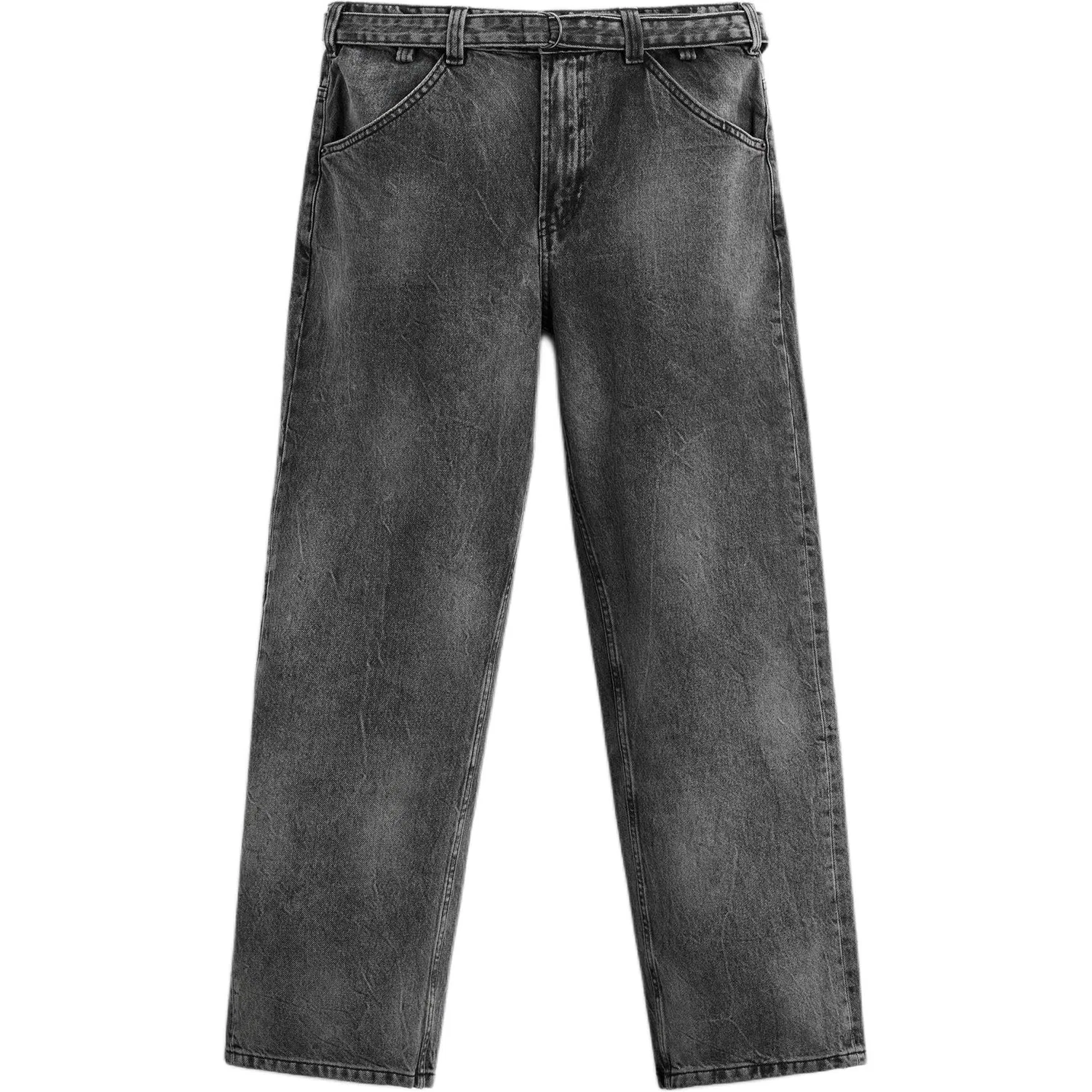 Мужские джинсы прямого кроя, серые, ZARA