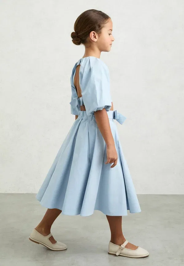 Юбка с бантом Reiss pale blue, бледно-голубой — фото 3