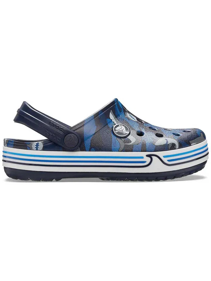 Шлепанцы для купания Crocband Shark Crocs, темно-синий