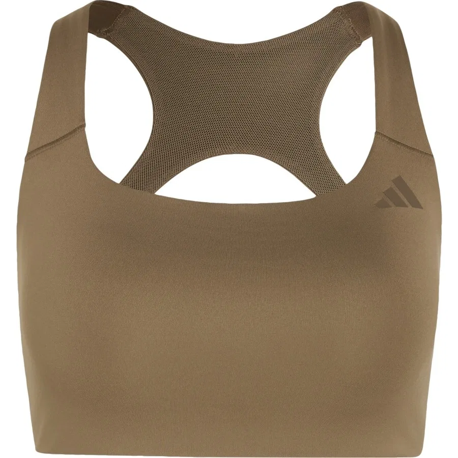 Спортивный бюстгальтер с средним уровнем поддержки Optime Workout Medium Support Bra adidas, Хаки — фото 3