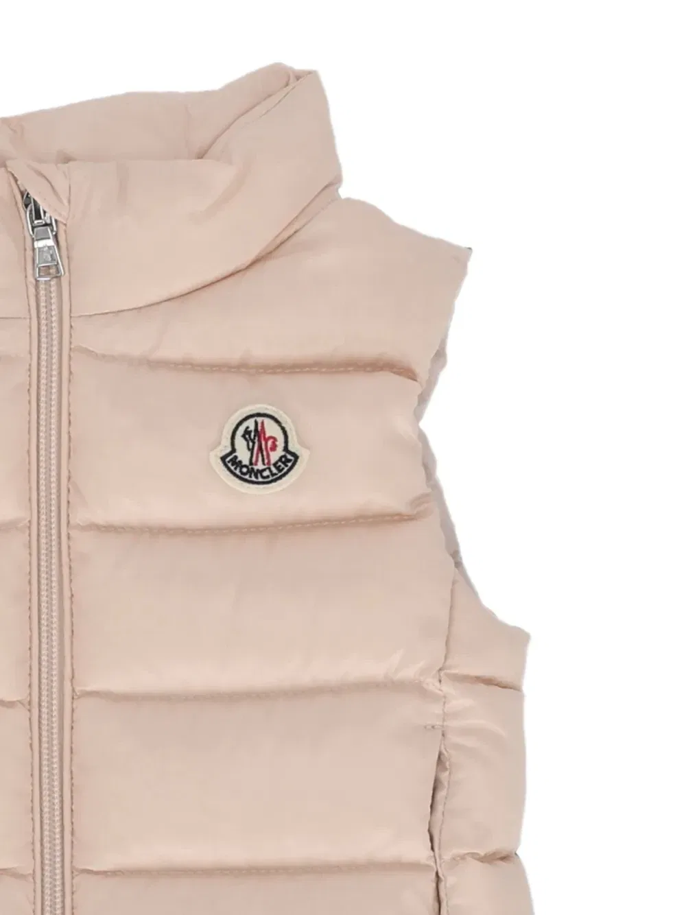 Утепленный жилет Ghany Moncler Enfant, розовый — фото 3