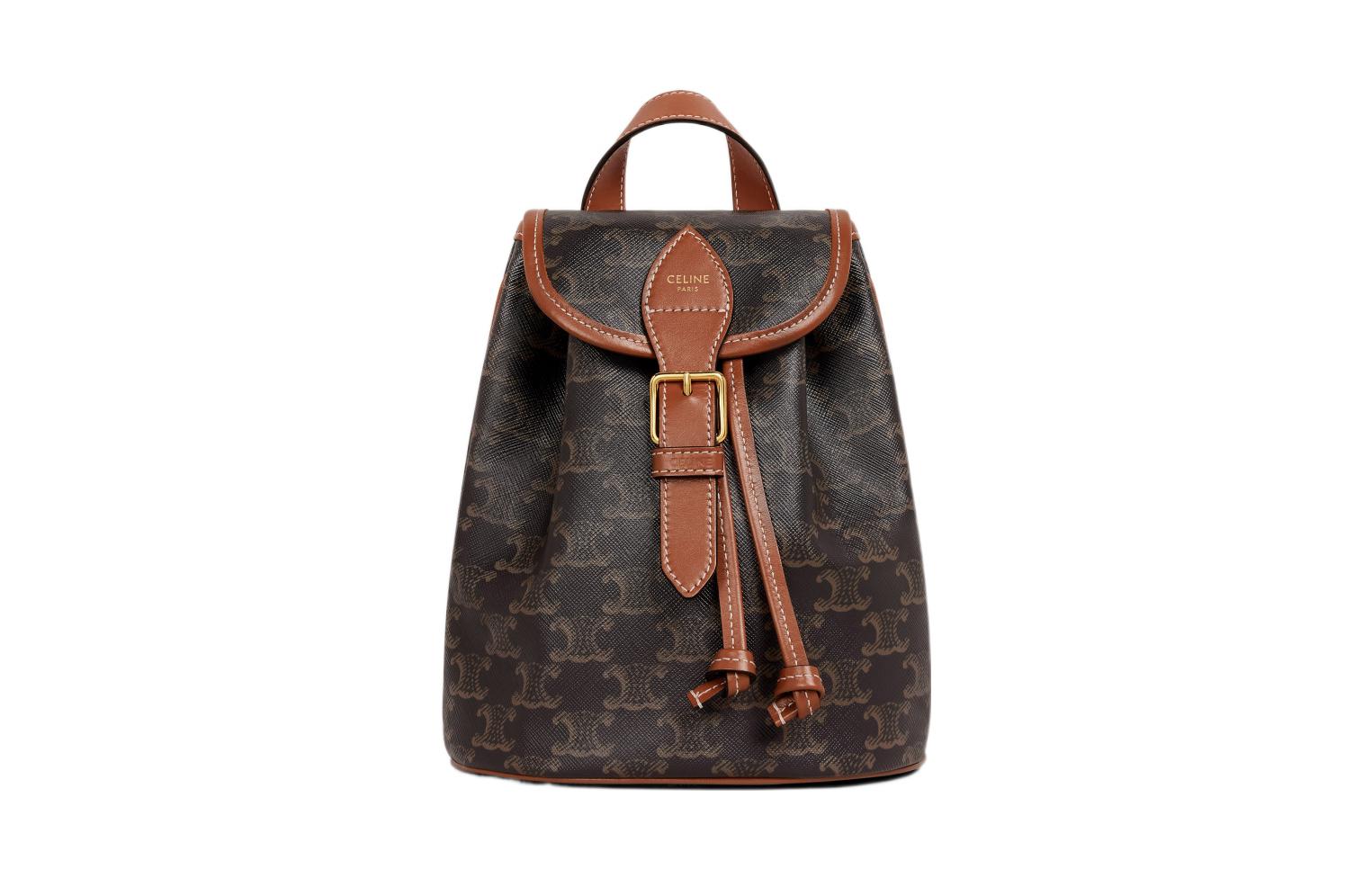 

CELINE Триумф Флоко ТАН Мини рюкзак Коричневый
