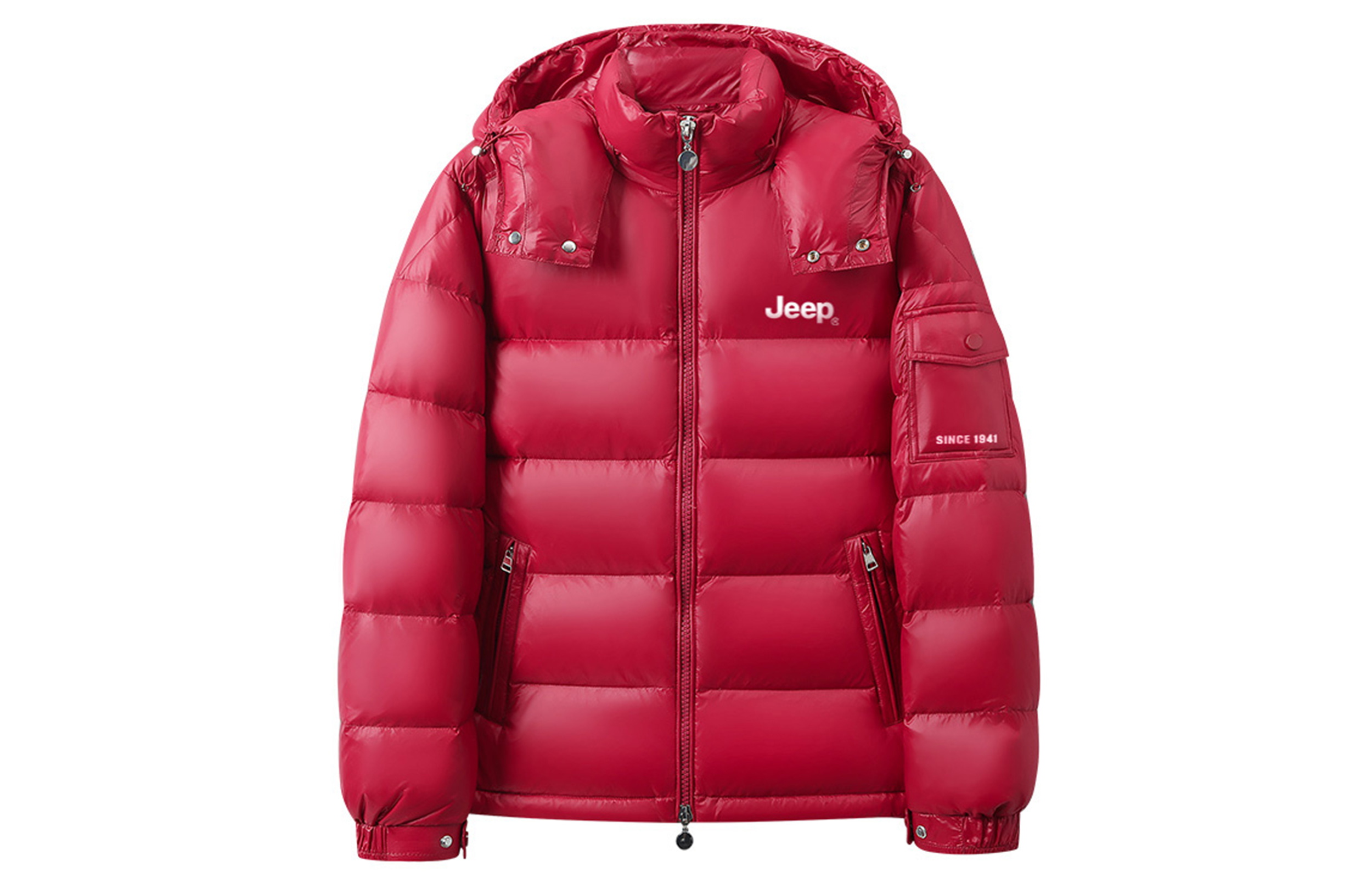 

Jeep Унисекс пуховик, Red