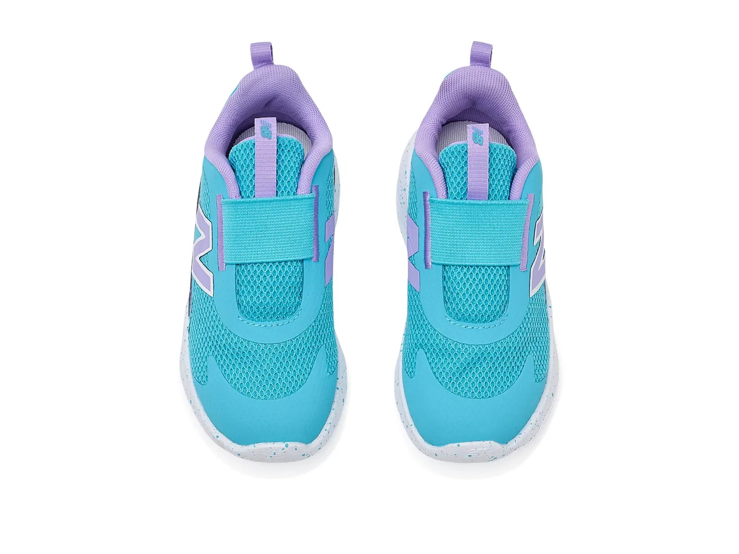 Кроссовки 468 Slip-On (для младенцев и малышей) New Balance Kids, Blue Glaze/Lilac Glo — фото 3