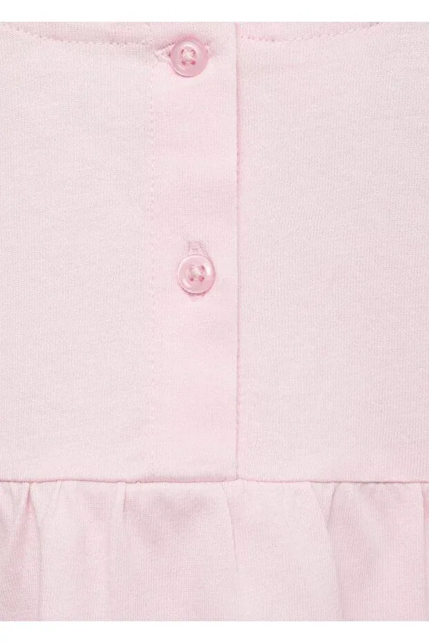 Детская футболка с дырками Mango Baby, Pink — фото 4