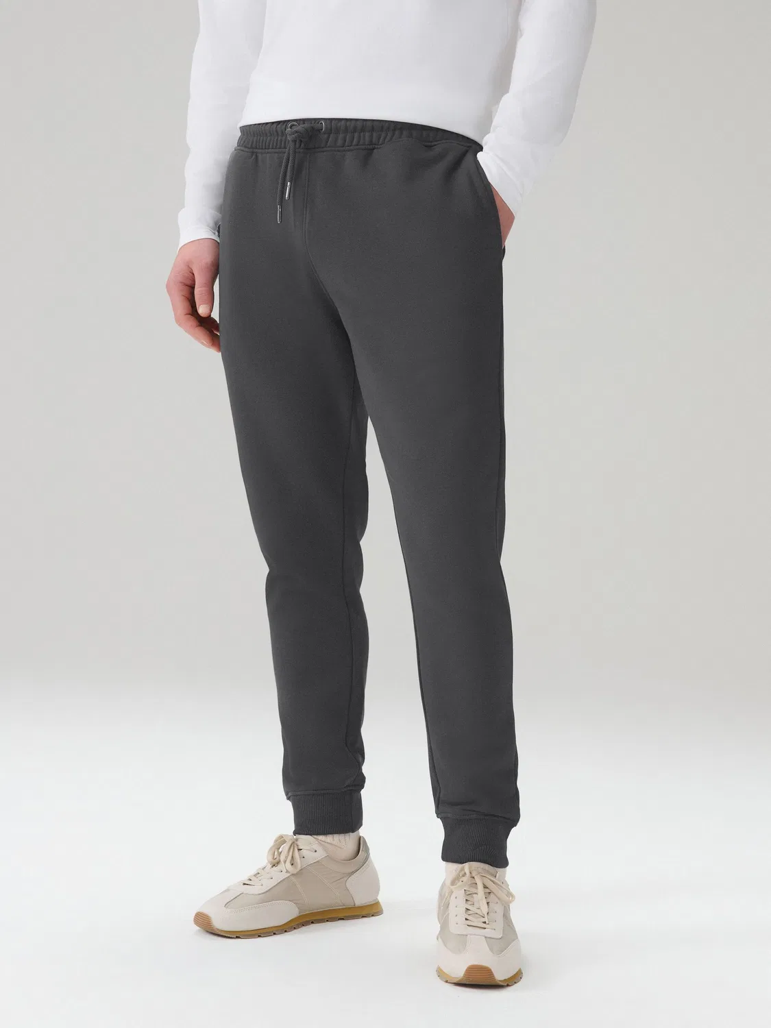 Джоггеры Slim Fit Brushback Next, Серо-шиферный — фото 2