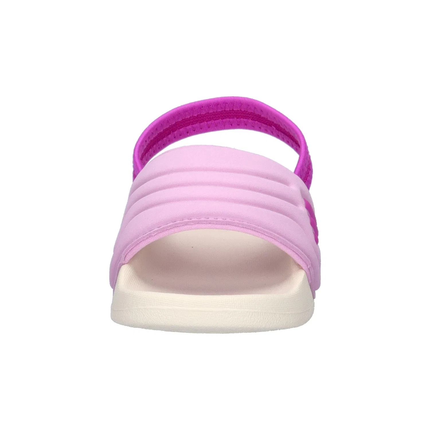 Детские шлепанцы с одним ремнем Adilette Estrap 2.0 Adidas, Weiß / Konigliches Lila — фото 3