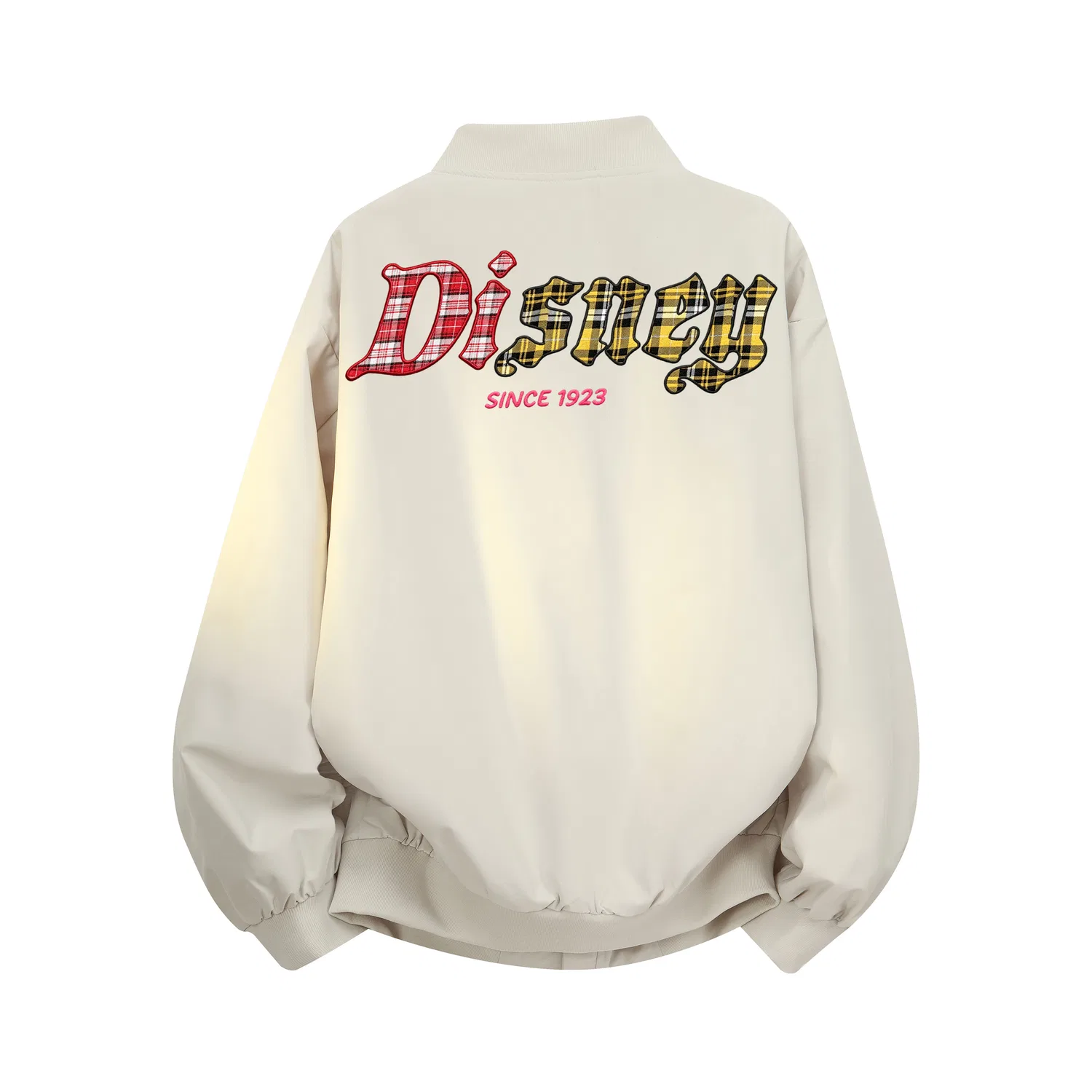 Детская куртка-бейсболка с воротником Unisex Baseball Collar Moderate Straight Fit Disney, Ecru