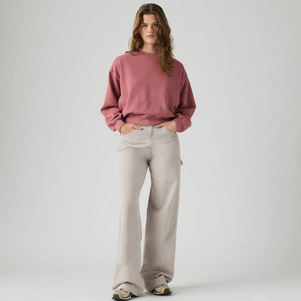 Женские рабочие брюки свободного кроя Cinch Levi's, Pebbled Path - Grey