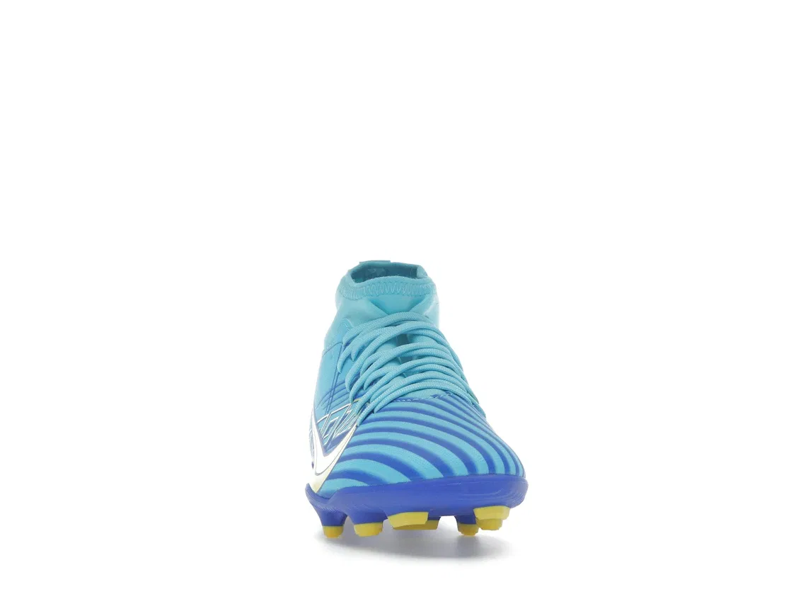Детские бутсы с длинным рукавом Nike Mercurial Superfly 9 Club KM FG/MG Nike, Baltic Blue White — фото 2