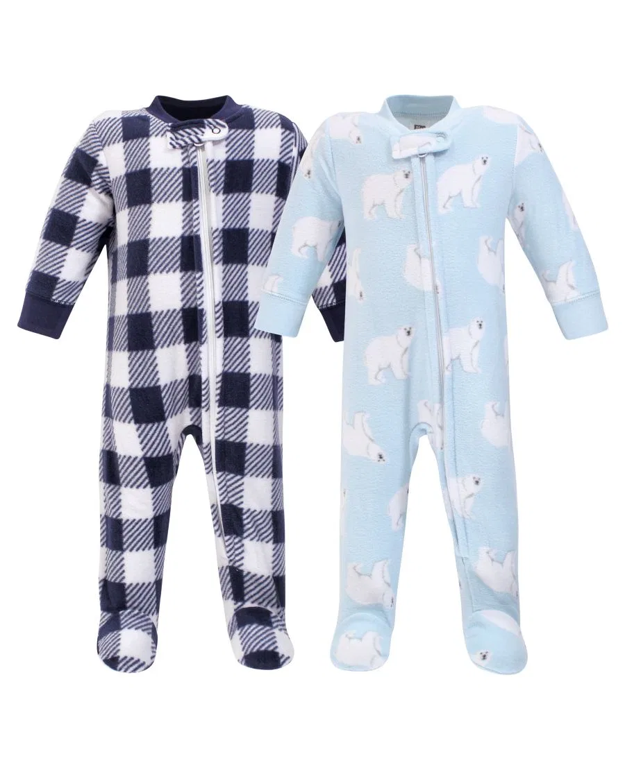 Комплект из 2 хлопковых боди-комбинезонов Hudson Baby, Multi