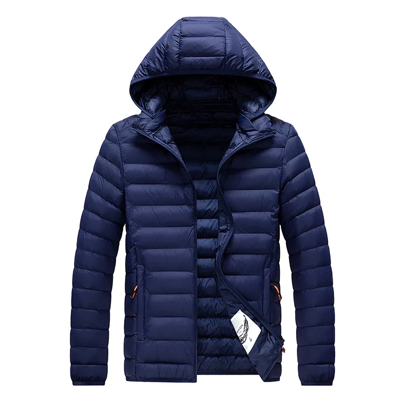 Детский пуховик с капюшоном и съемным капюшоном, прямой крой, JEEP SPIRIT, Dark Blue