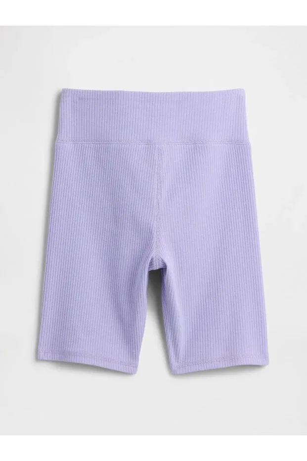 Детские шорты для девочек трикотажные Basics Gap, Lila-000 — фото 2