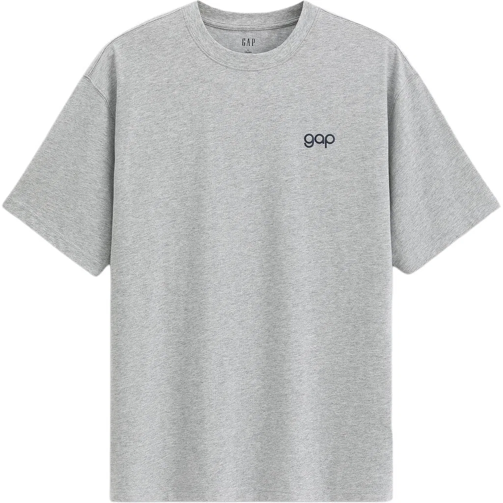 Футболка с круглым вырезом GAP, Sky Blue — фото 4