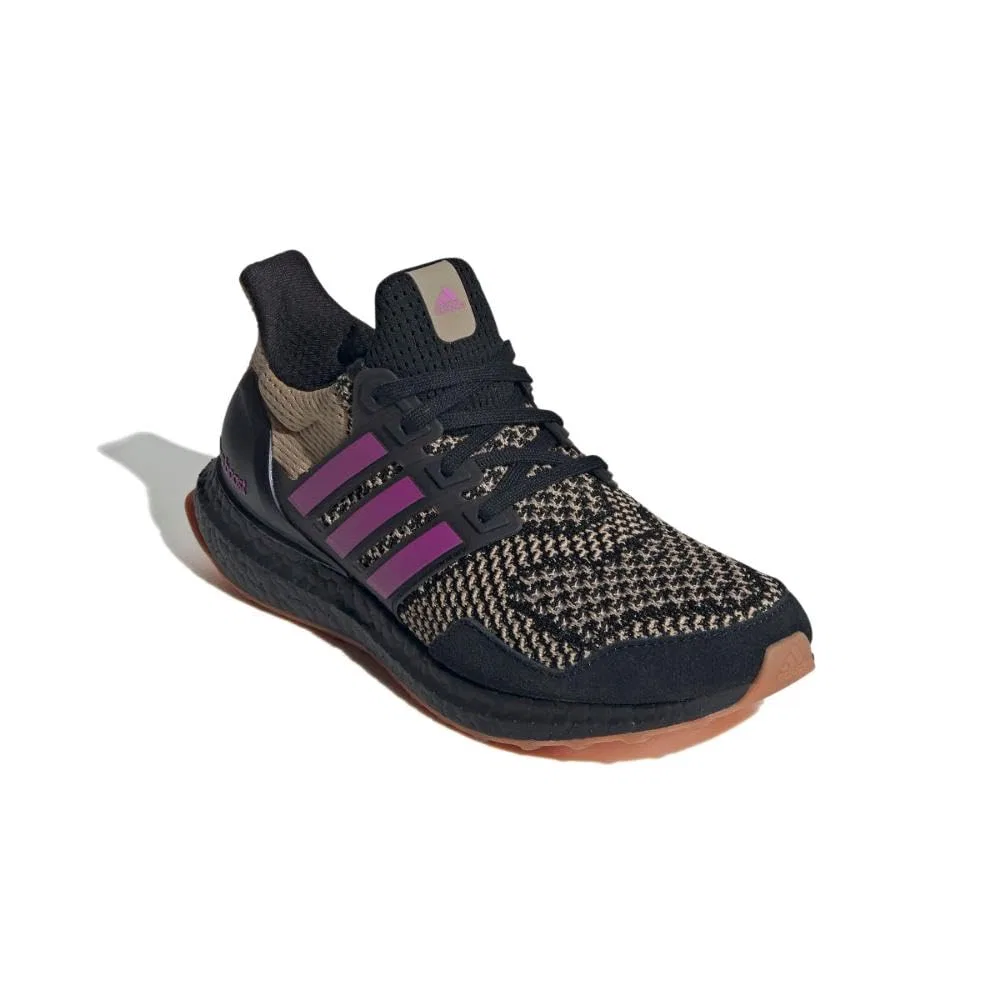 Детские кроссовки без шнурков Ultraboost 1.0 Adidas, Hot Sandstone Burst Purple Black