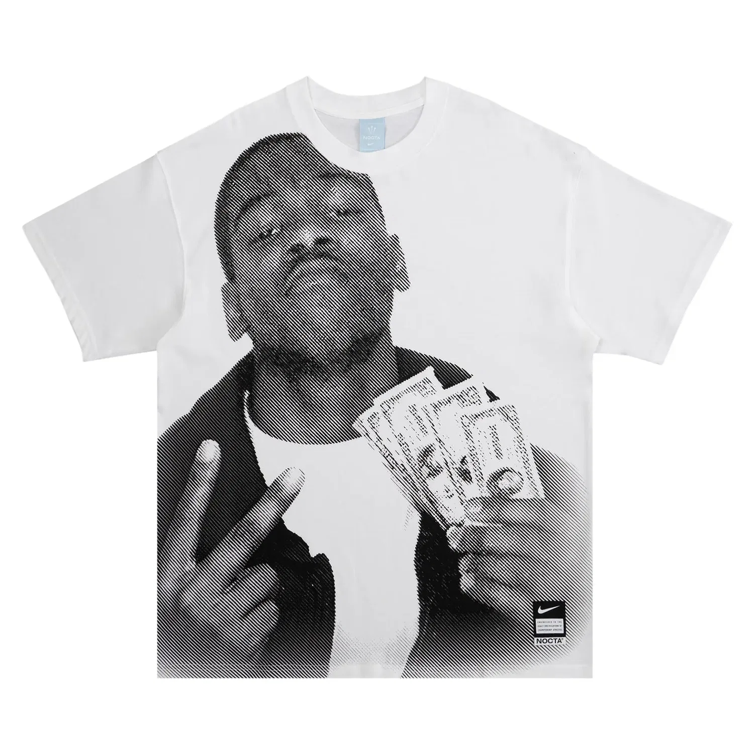 Футболка с принтом Easy Money Nike, White