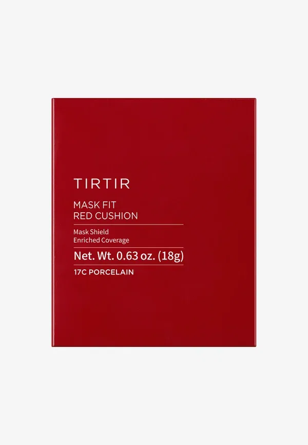 Тональная основа, полуматовая, Mask fit red cushion - foundation, Tirtir, Porcelain, 18 г — фото 2