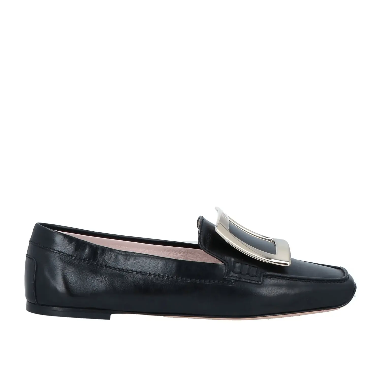 Лоферы Roger Vivier с пряжкой, черный