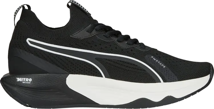 

Кроссовки Puma Wmns PWR XX Nitro Luxe Black White, черный