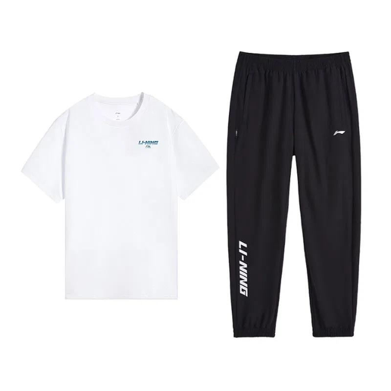 Детский спортивный комплект с круглым вырезом Li Ning Casual Sportswear Unisex Crew Neck Thin Li-Ning