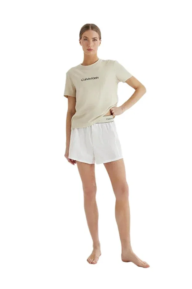 Женская пижама с коротким рукавом Calvin Klein, Haki