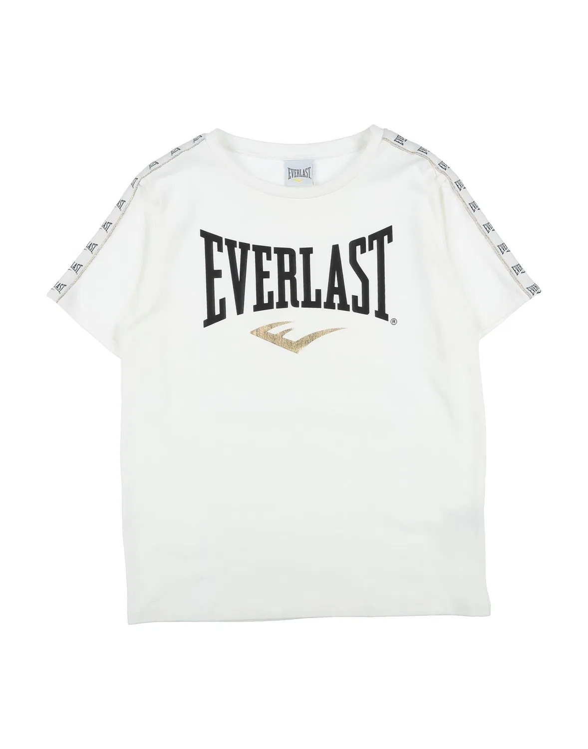 Детская футболка для девочек из джерси с принтом Everlast, кремовый