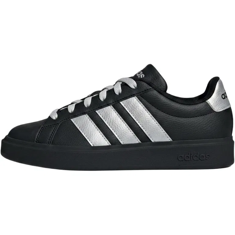 Детские скейтборд-кроссовки с принтом STREETTALK Adidas, Black/Metallic Silver