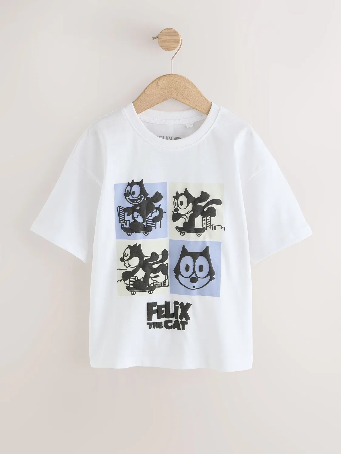 Футболка с котом Felix Next, белый