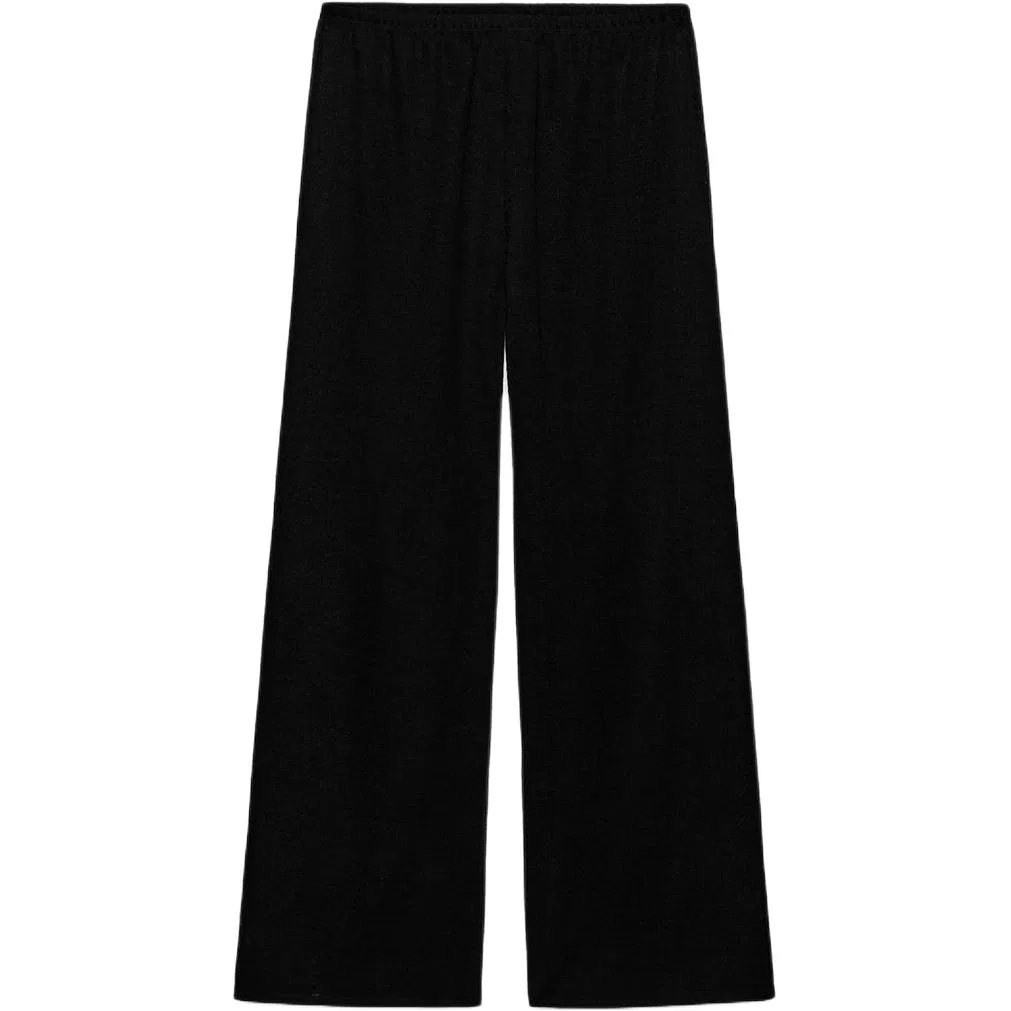 Женские брюки Casual с заниженной талией, ZARA, Черный