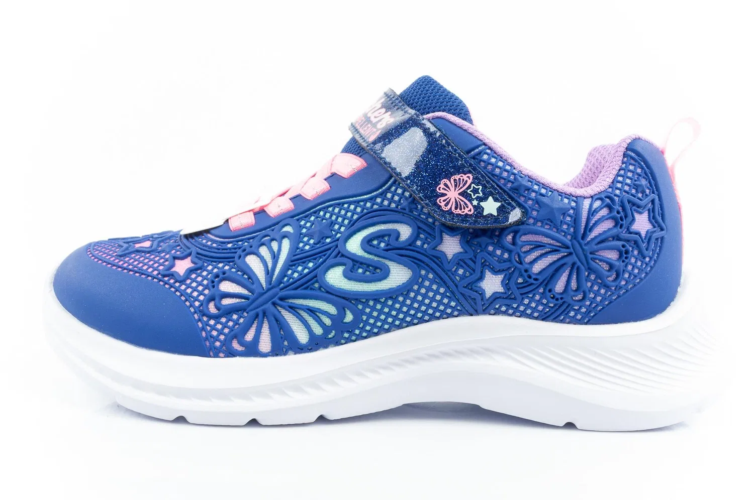 Детские спортивные кроссовки Skechers Jumpsters, Royal Purple Multicolor — фото 2