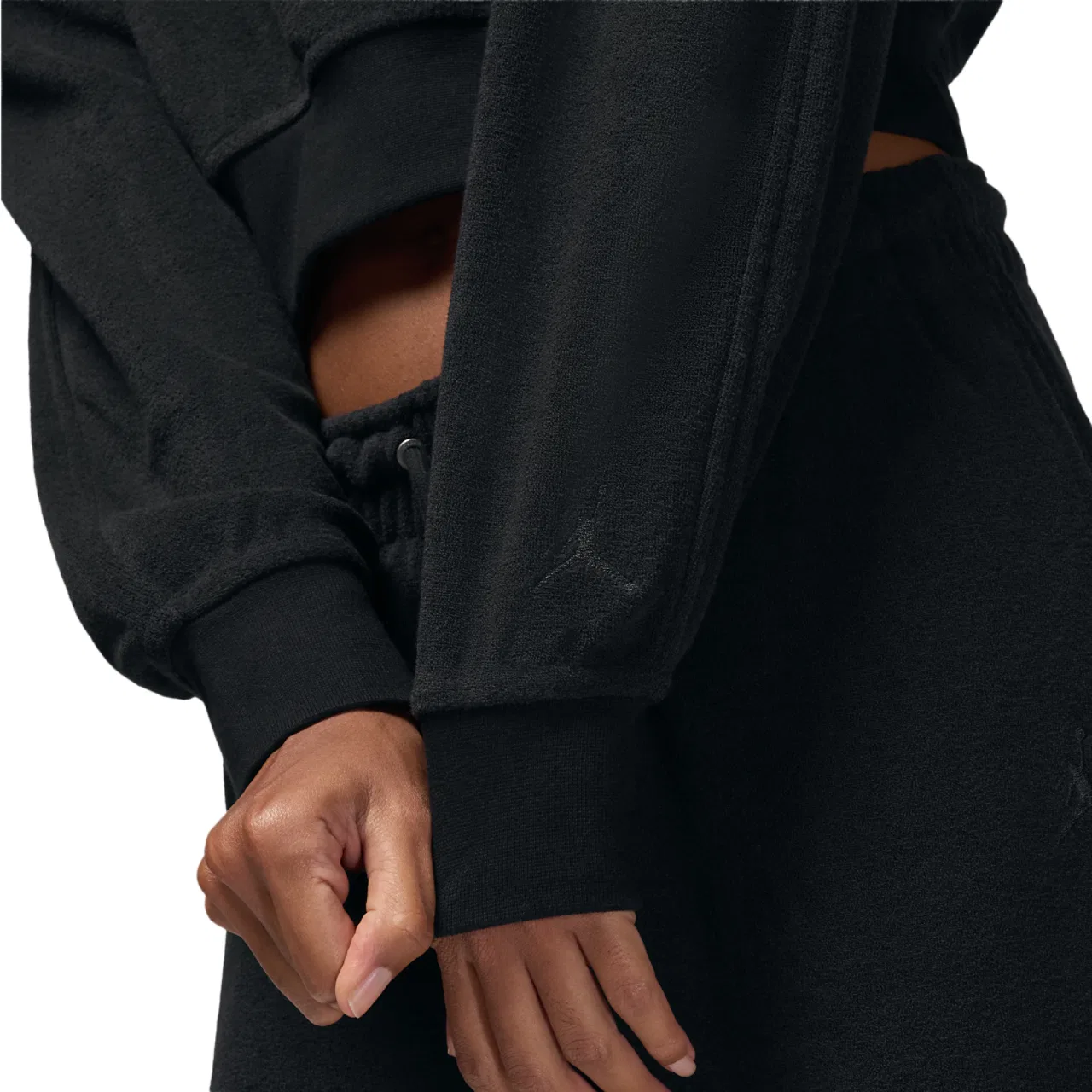Женская толстовка Flight Fleece Seasonal Jordan, черный — фото 4