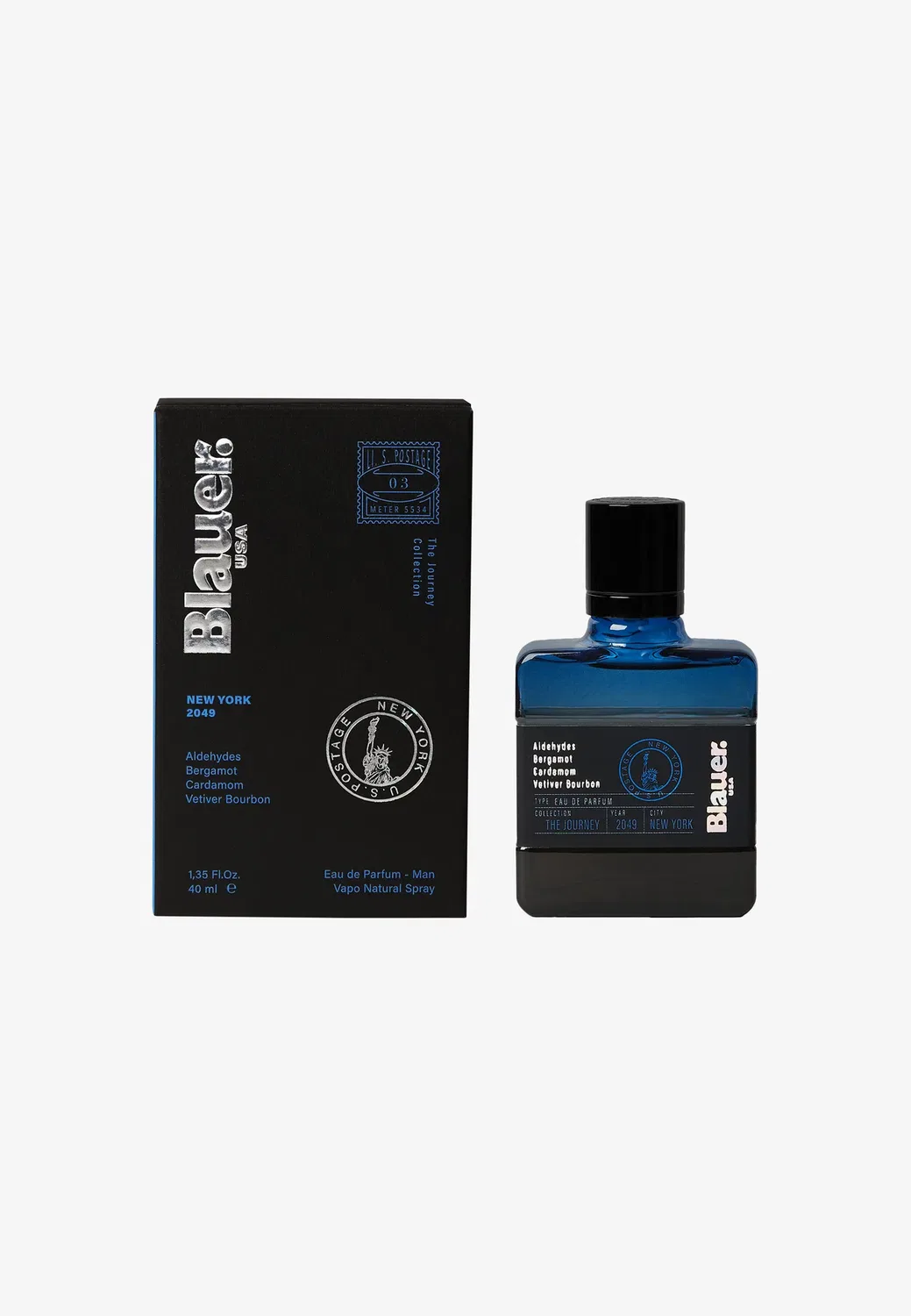 Blauer the travel Collection New York 2049 edp man - парфюмированная вода Blauer Fragrances, 80 мл — фото 2