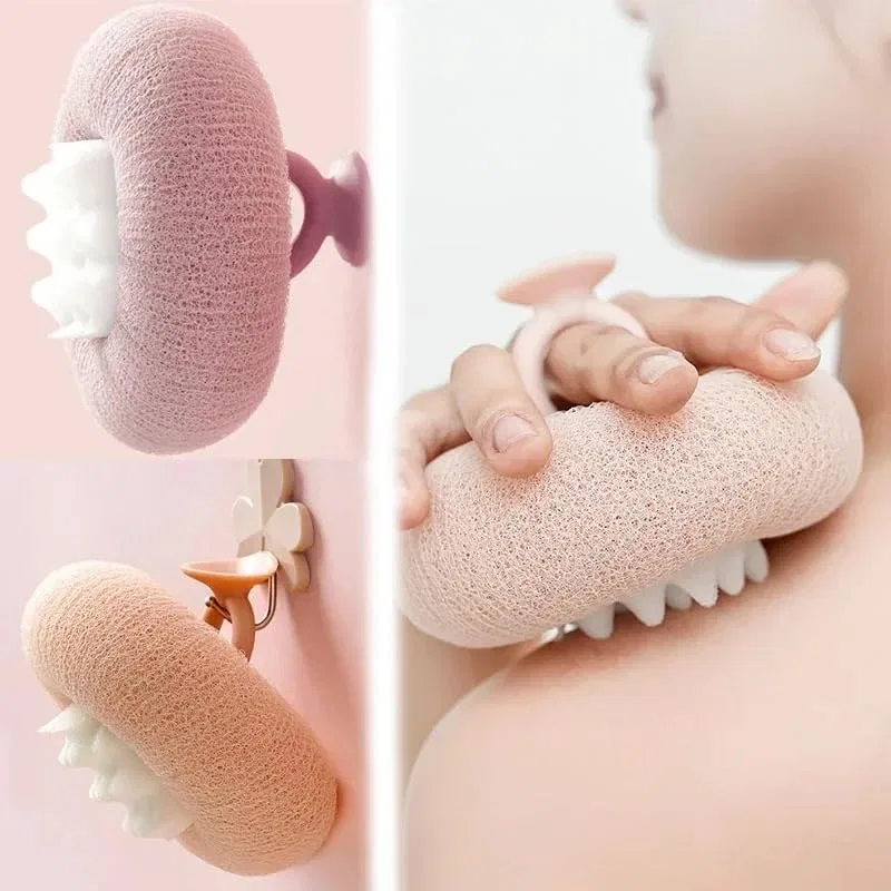 Бамбуковые мочалки для душа, Mesh-Pouf, DFJOENVLDKHFE, 1 шт, 11*9см — фото 2