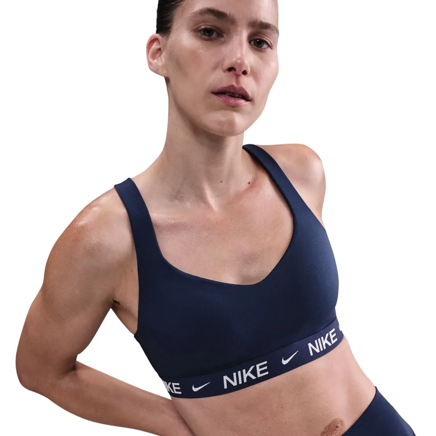 Женский топ Nike W Nk DF Indy Hgh Spt Bra, Azul