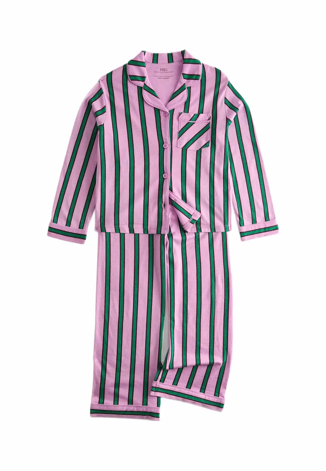 Комплект унисекс - пижамный комплект Marks & Spencer, Pink Mix