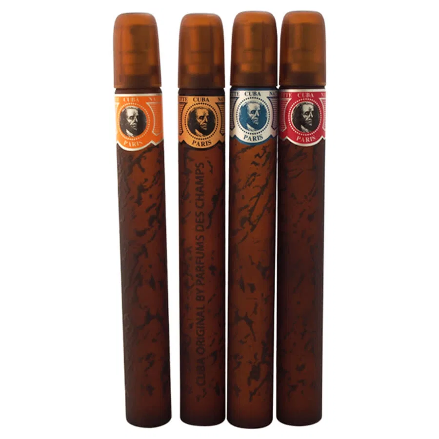 Набор туалетных вод Cuba Classic Set Gold + Blue + Red + Orange, 4x35 мл, Cuba