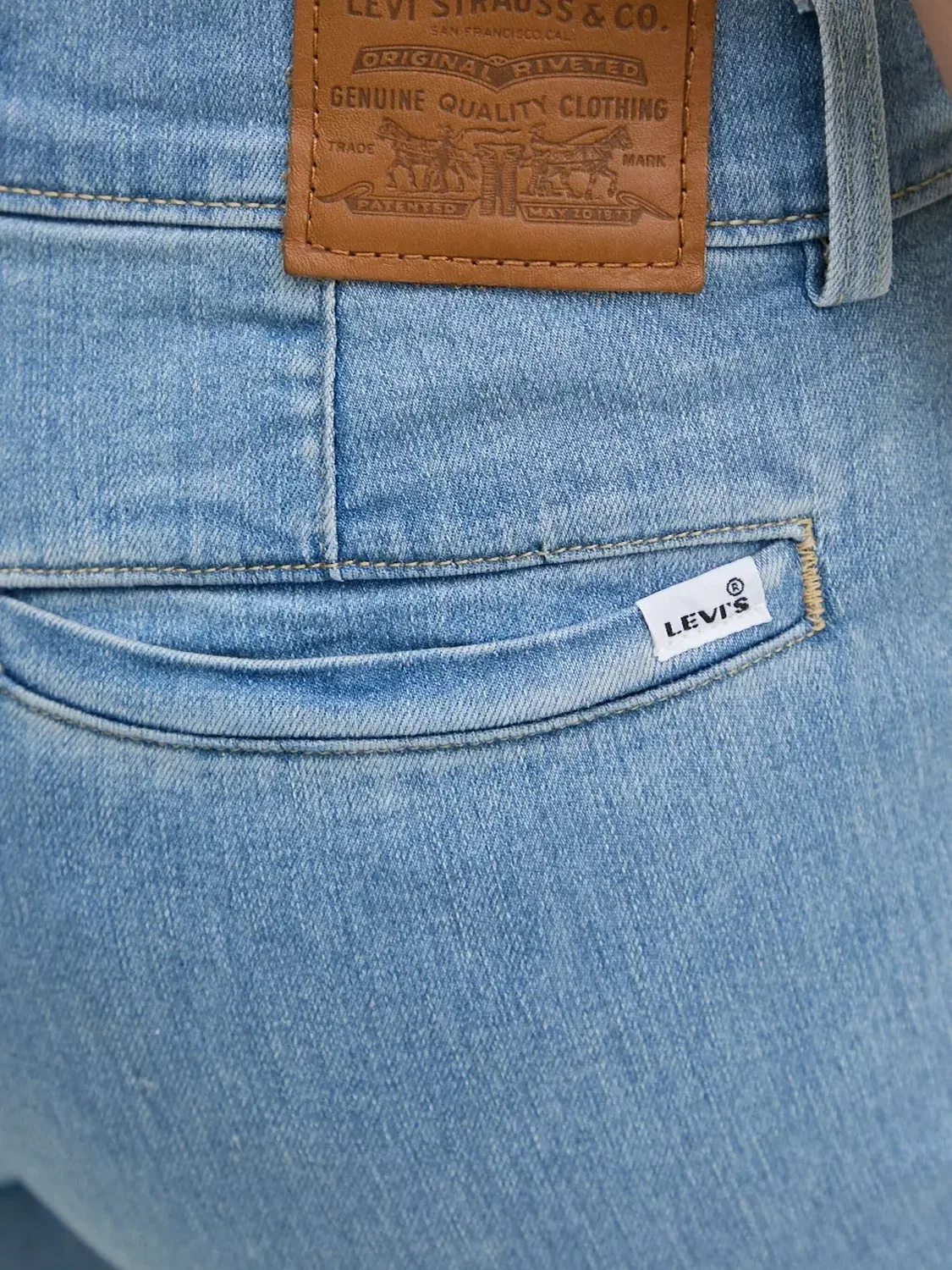 Джинсы прямого кроя с шлевками Levi's, синий — фото 2