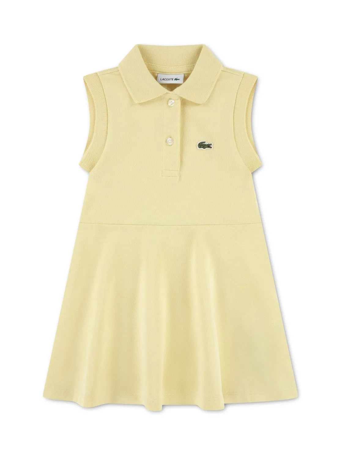 Платье из пике Lacoste, желтое