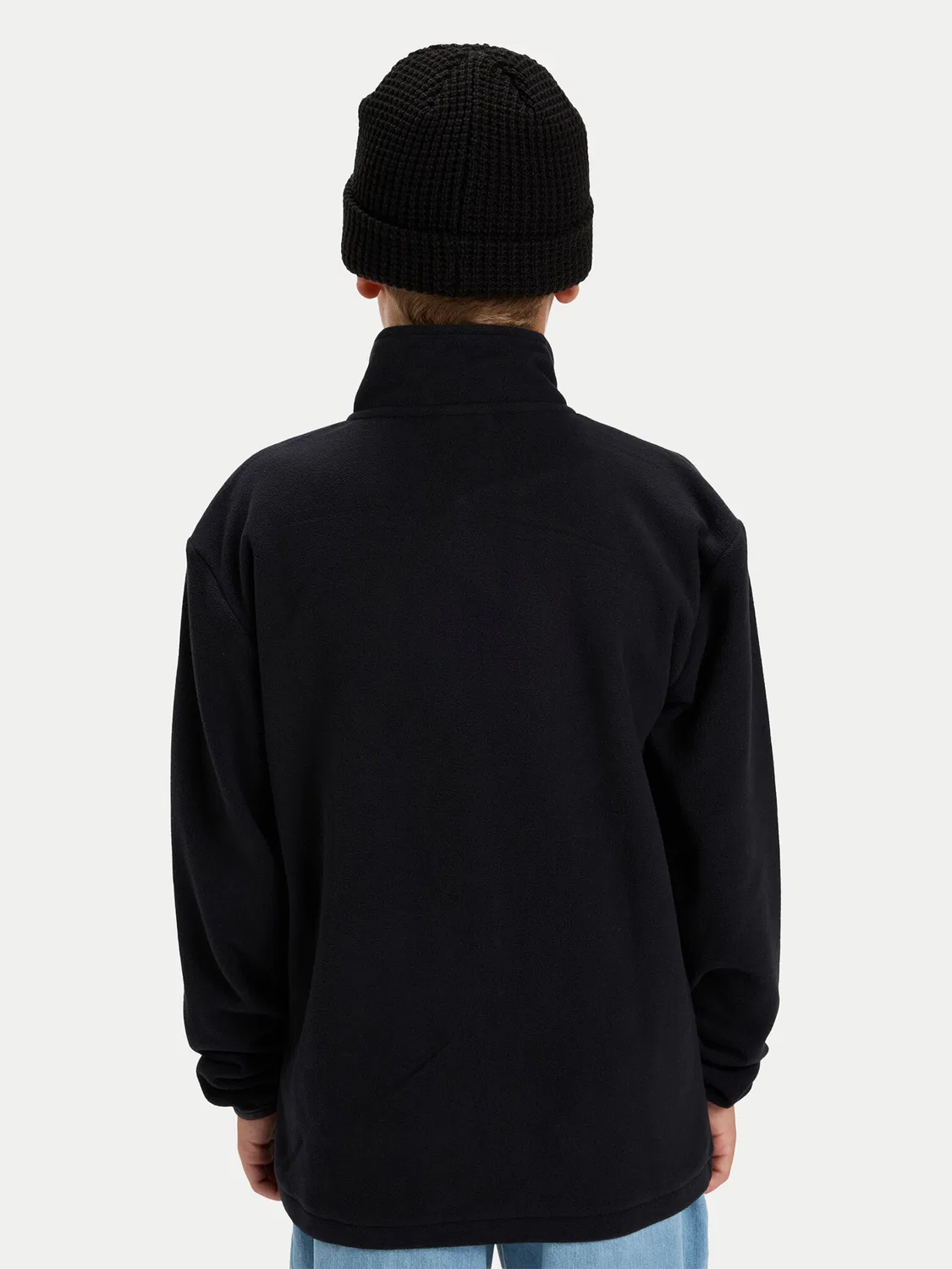 Флисовая куртка удобного кроя для мальчика Ice Fields Quiksilver, черный — фото 3