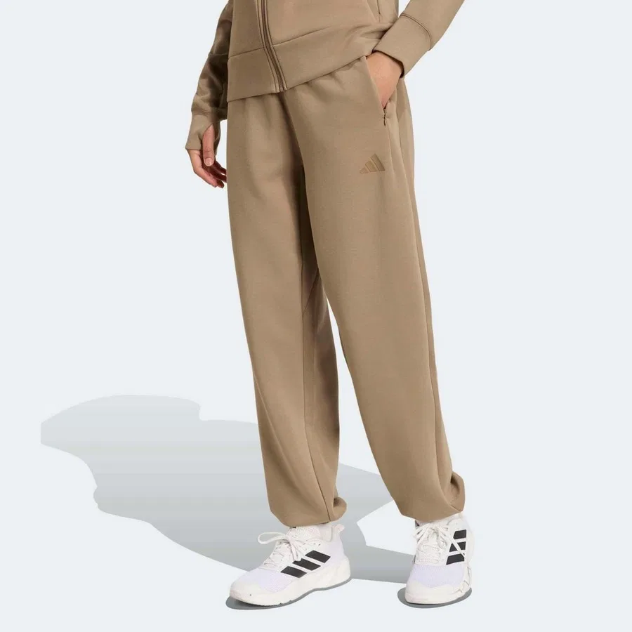 Женские спортивные штаны D4T Knit adidas, Кремовый