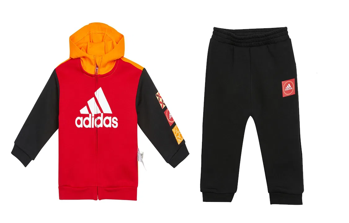 Детский спортивный комплект Adidas, Red Black