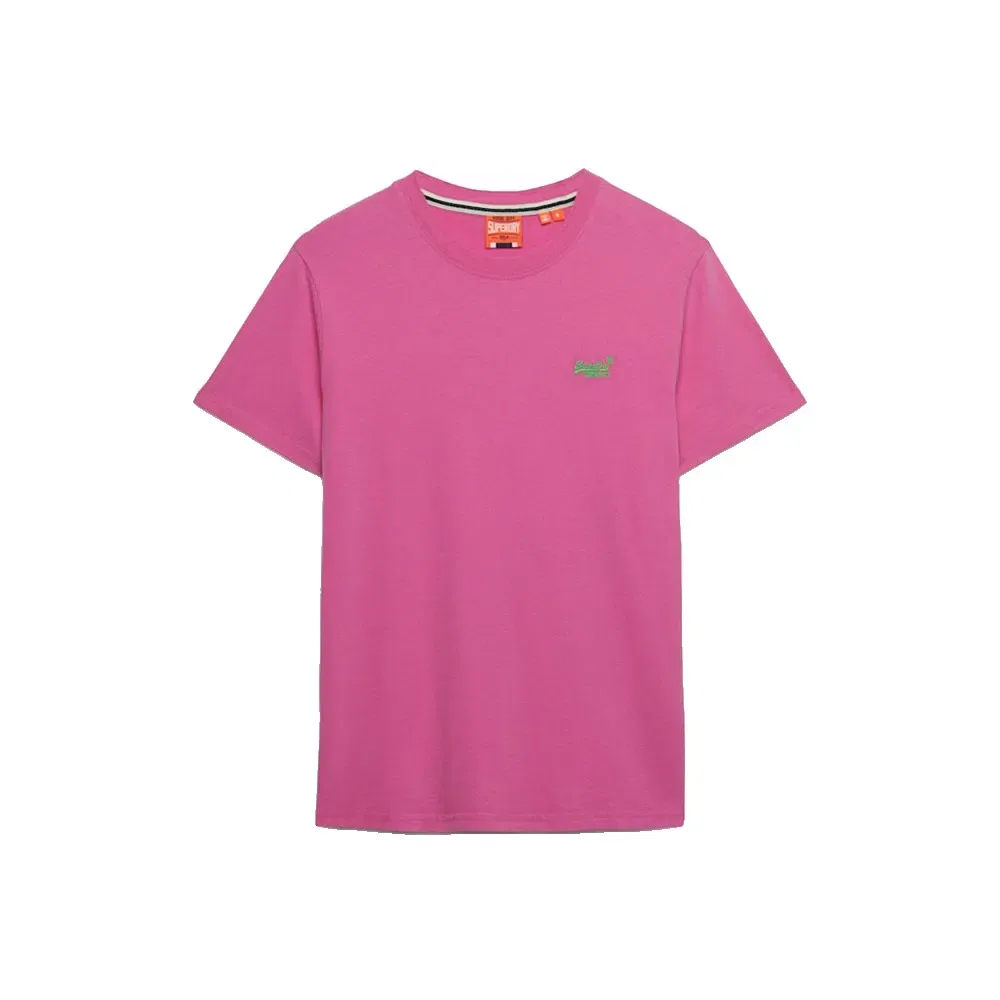 Мужская футболка с коротким рукавом и вышивкой Superdry, Pink — фото 3