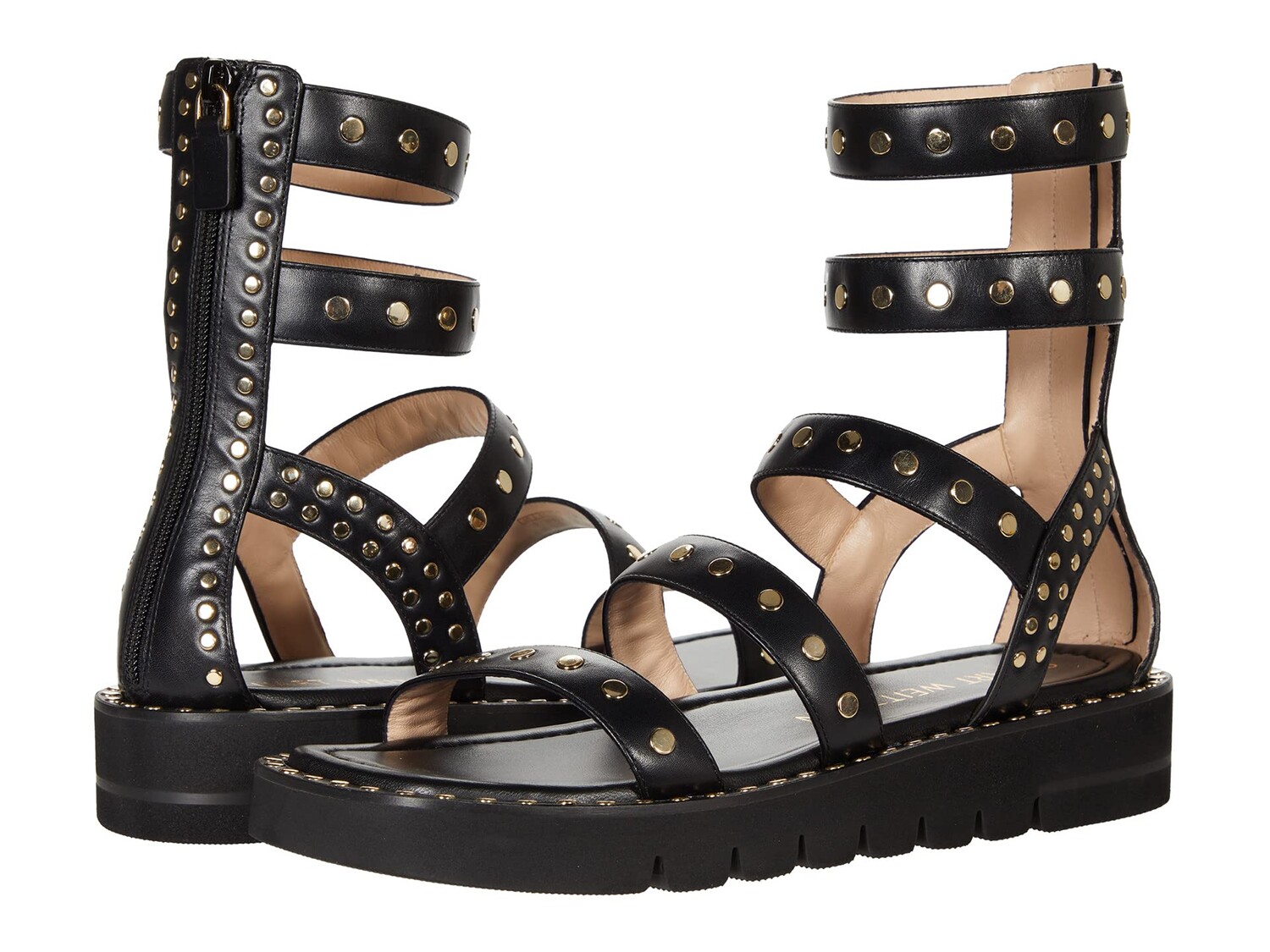 

Сандалии Stuart Weitzman, Gala Lift Studs Sandal