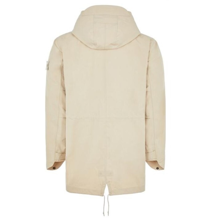 Парка Stone Island Ss23 Ghost Pieces, хаки — фото 2