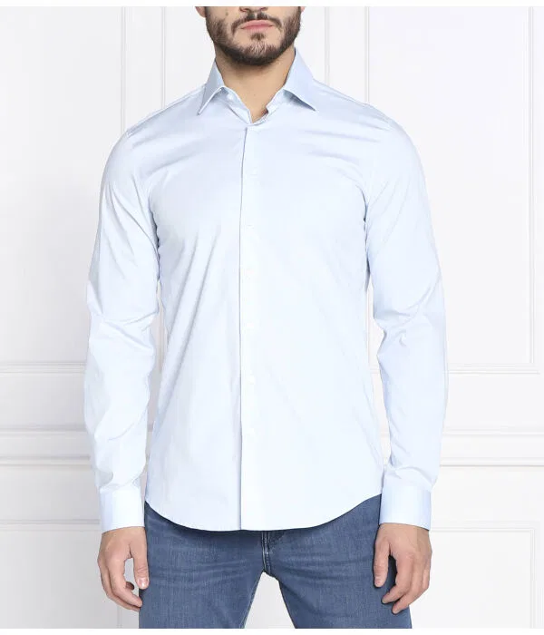 Мужская рубашка с длинным рукавом Calvin Klein, Azzurro