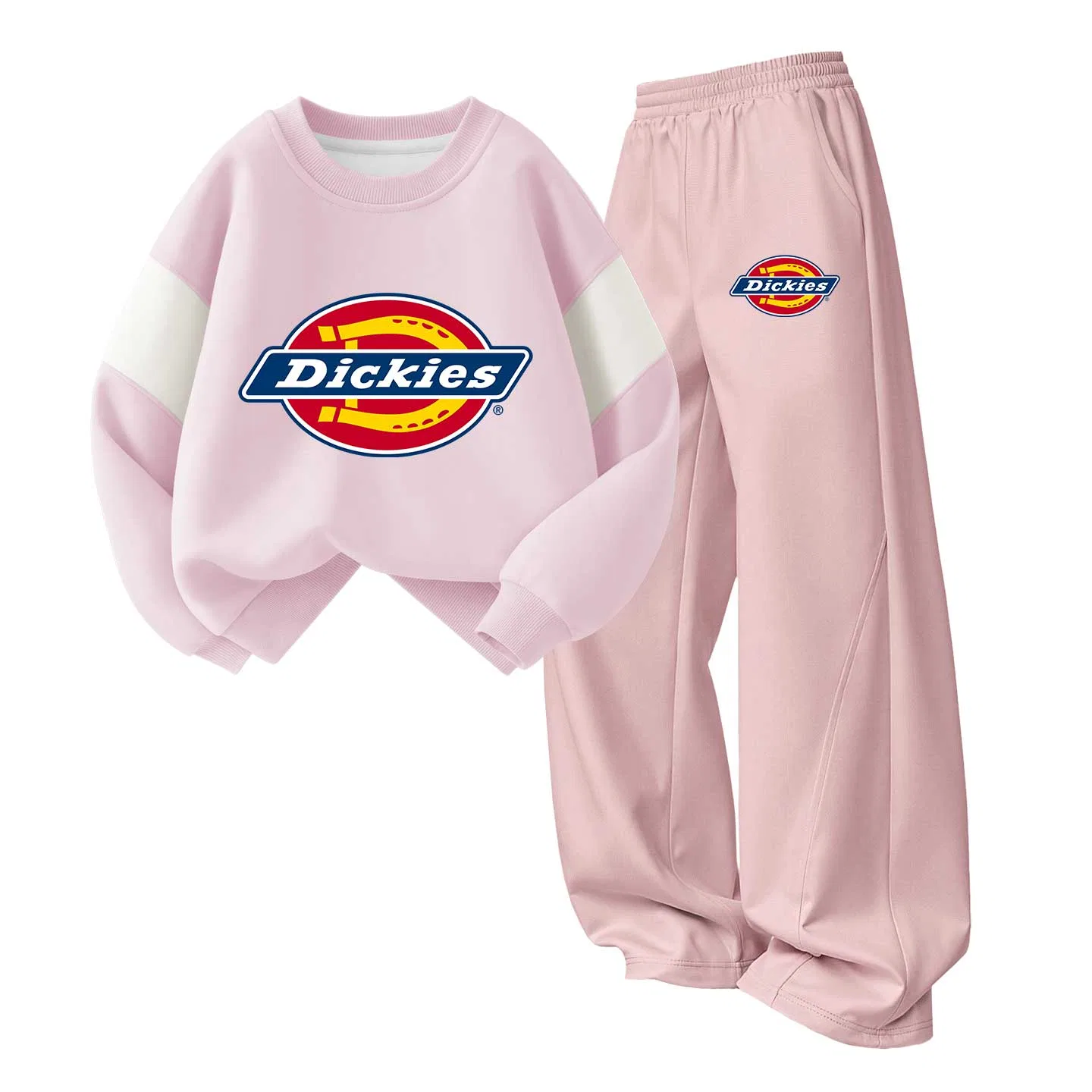 Детский комплект из двух предметов с логотипом Dickies, цвет Cherry Blossom Pink/Lotus Pink