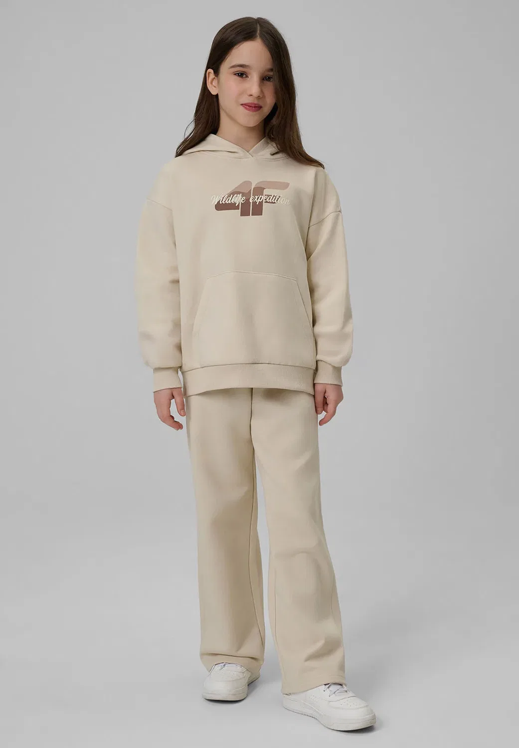 Толстовка с капюшоном 4F, Beige